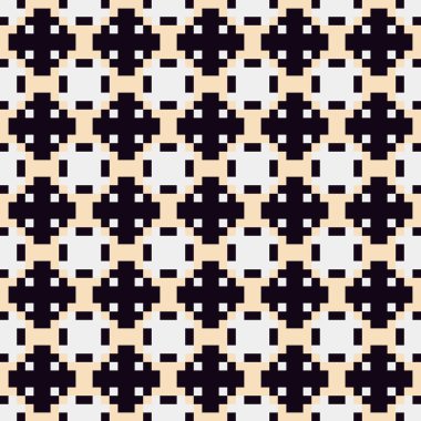 Soyut çapraz desenli üretken hesaplama sanatı çizimi