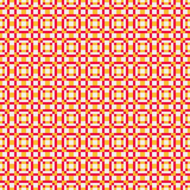 Soyut çapraz desenli üretken hesaplama sanatı çizimi