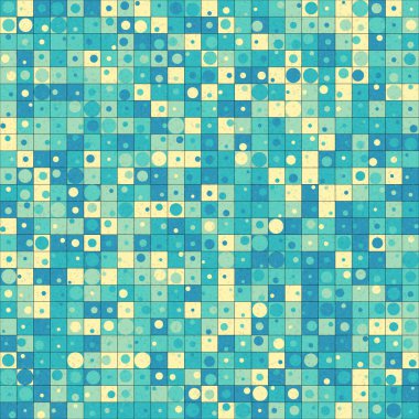 Soyut Geometrik Desen üretken hesaplama sanatı çizimi 