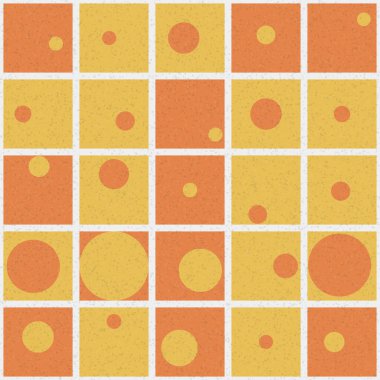 Soyut Geometrik Desen üretken hesaplama sanatı çizimi 