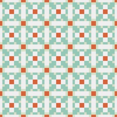 Soyut çapraz desenli üretken hesaplama sanatı çizimi