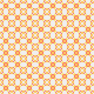 Soyut çapraz desenli üretken hesaplama sanatı çizimi