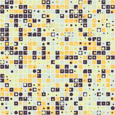 Soyut Geometrik Desen üretken hesaplama sanatı çizimi 