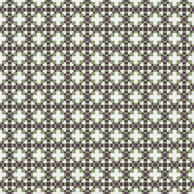 Soyut çapraz desenli üretken hesaplama sanatı çizimi