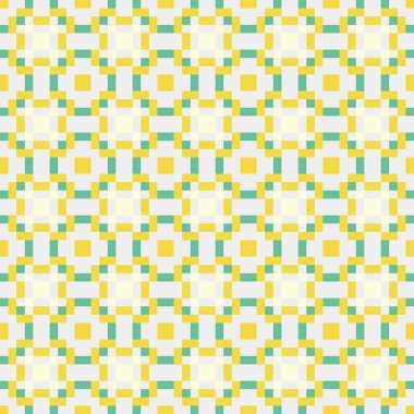 Soyut çapraz desenli üretken hesaplama sanatı çizimi