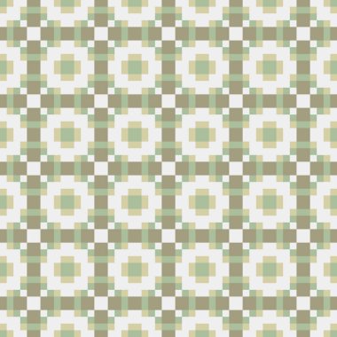 Soyut çapraz desenli üretken hesaplama sanatı çizimi