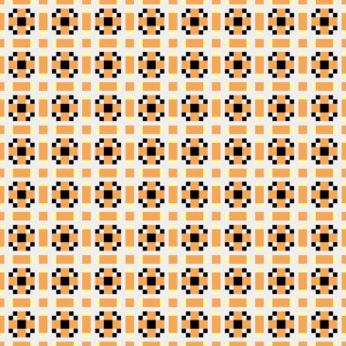 Soyut çapraz desenli üretken hesaplama sanatı çizimi