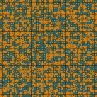 Soyut çapraz desenli üretken hesaplama sanatı çizimi