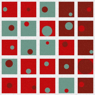 Soyut Geometrik Desen üretken hesaplama sanatı çizimi 