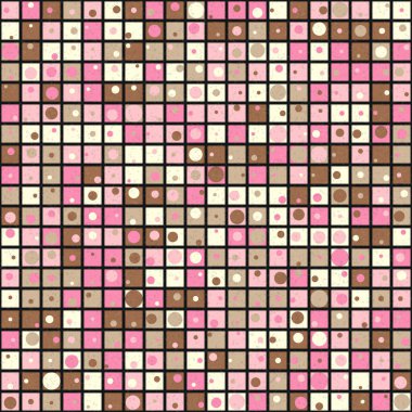 Soyut Geometrik Desen üretken hesaplama sanatı çizimi 