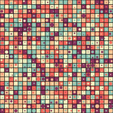 Soyut Geometrik Desen üretken hesaplama sanatı çizimi 