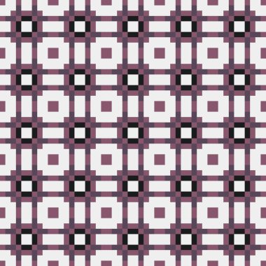 Soyut çapraz desenli üretken hesaplama sanatı çizimi