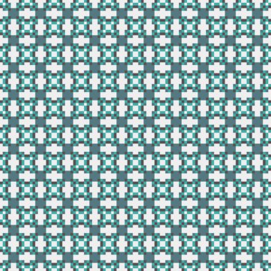 Soyut çapraz desenli üretken hesaplama sanatı çizimi