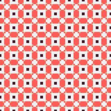 Soyut çapraz desenli üretken hesaplama sanatı çizimi