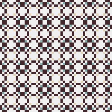 Soyut çapraz desenli üretken hesaplama sanatı çizimi