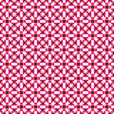 Soyut çapraz desenli üretken hesaplama sanatı çizimi