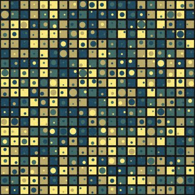 Soyut Geometrik Desen üretken hesaplama sanatı çizimi 