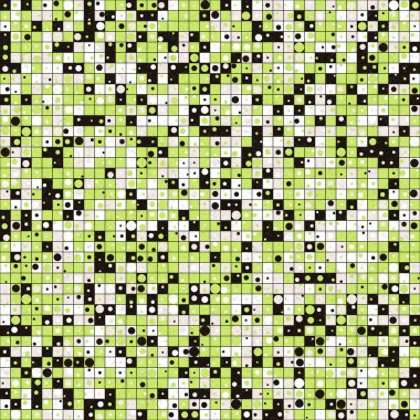 Soyut Geometrik Desen üretken hesaplama sanatı çizimi 