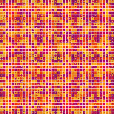 Soyut Geometrik Desen üretken hesaplama sanatı çizimi 