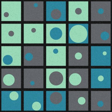 Soyut çapraz desenli üretken hesaplama sanatı çizimi