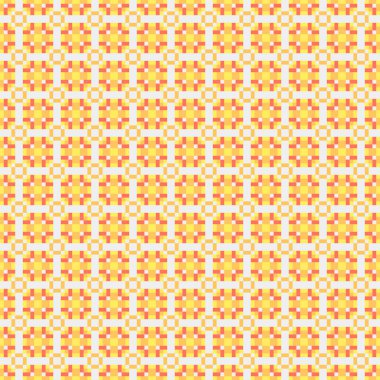 Soyut çapraz desenli üretken hesaplama sanatı çizimi