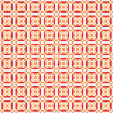 Soyut çapraz desenli üretken hesaplama sanatı çizimi