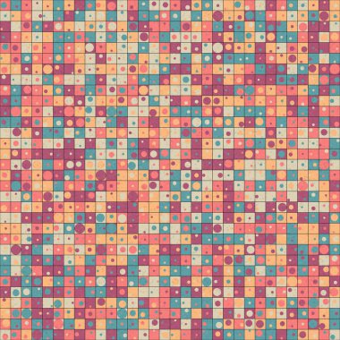 Soyut Geometrik Desen üretken hesaplama sanatı çizimi 