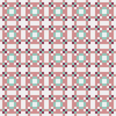 Soyut çapraz desenli üretken hesaplama sanatı çizimi