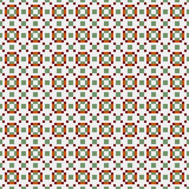 Soyut çapraz desenli üretken hesaplama sanatı çizimi