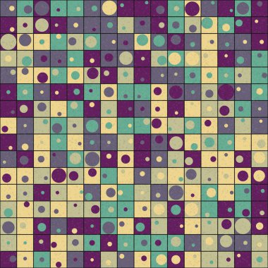 Soyut Geometrik Desen üretken hesaplama sanatı çizimi 