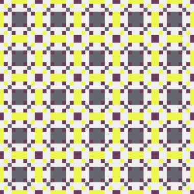 Soyut çapraz desenli üretken hesaplama sanatı çizimi