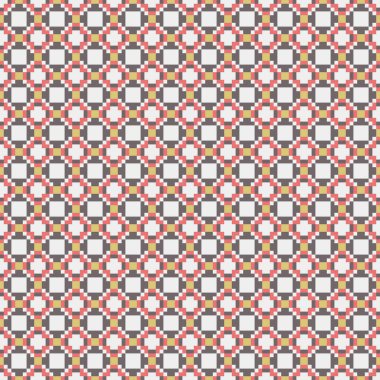 Soyut çapraz desenli üretken hesaplama sanatı çizimi