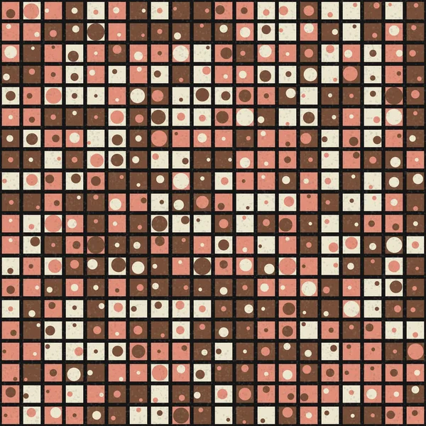 Abstrakt Geometriskt Mönster Generativ Beräkningskonst Illustration — Stock vektor