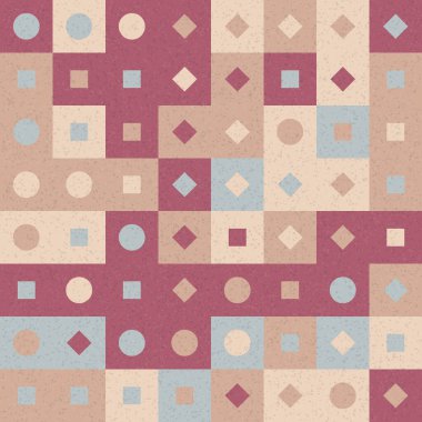 Soyut Geometrik Desen üretken hesaplama sanatı çizimi 