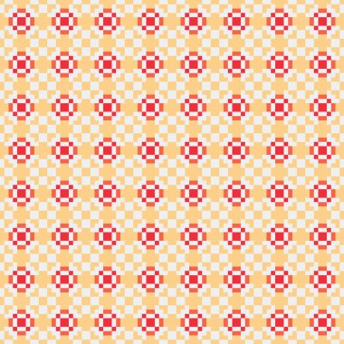 Soyut çapraz desenli üretken hesaplama sanatı çizimi