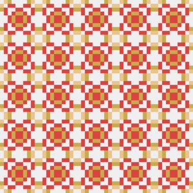 Soyut çapraz desenli üretken hesaplama sanatı çizimi