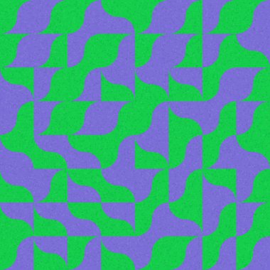 Soyut Geometrik Desen üretken hesaplama sanatı çizimi 