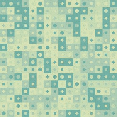 Soyut Geometrik Desen üretken hesaplama sanatı çizimi 