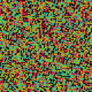 Soyut Geometrik Desen üretken hesaplama sanatı çizimi 