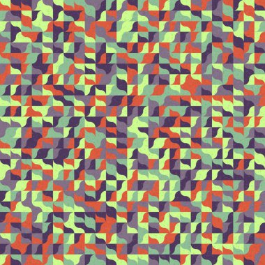 Soyut Geometrik Desen üretken hesaplama sanatı çizimi 