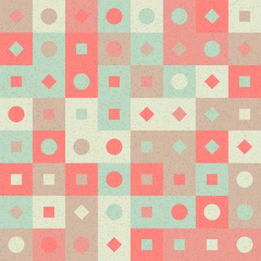 Soyut Geometrik Desen üretken hesaplama sanatı çizimi 