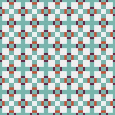 Soyut çapraz desenli üretken hesaplama sanatı çizimi