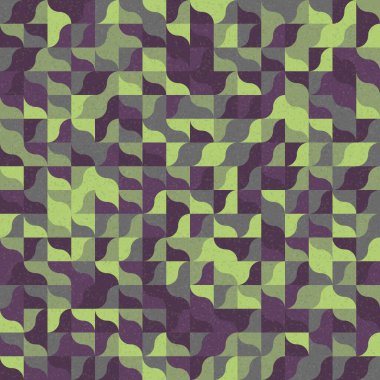 Soyut Geometrik Desen üretken hesaplama sanatı çizimi 