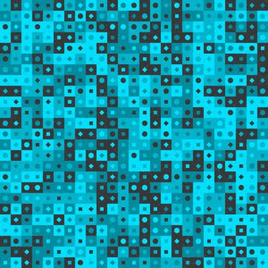 Soyut Geometrik Desen üretken hesaplama sanatı çizimi 