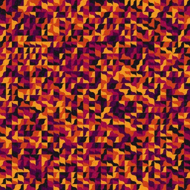 Soyut Geometrik Desen üretken hesaplama sanatı çizimi 