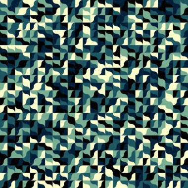 Soyut Geometrik Desen üretken hesaplama sanatı çizimi 