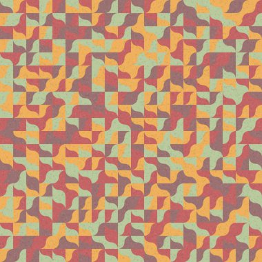 Soyut Geometrik Desen üretken hesaplama sanatı çizimi 