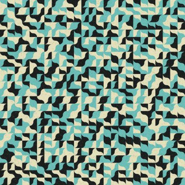 Soyut Geometrik Desen üretken hesaplama sanatı çizimi 