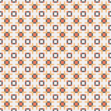 Soyut çapraz desenli üretken hesaplama sanatı çizimi