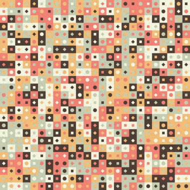 Soyut Geometrik Desen üretken hesaplama sanatı çizimi 